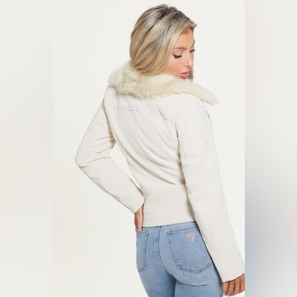 Women's Cream Jacket - Picture 2 of 5